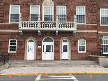 front door to elementary school