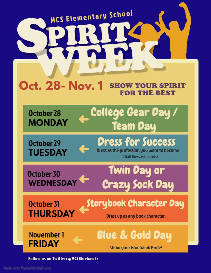 School Spirit Week Themes