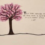 tree sketch and haiku