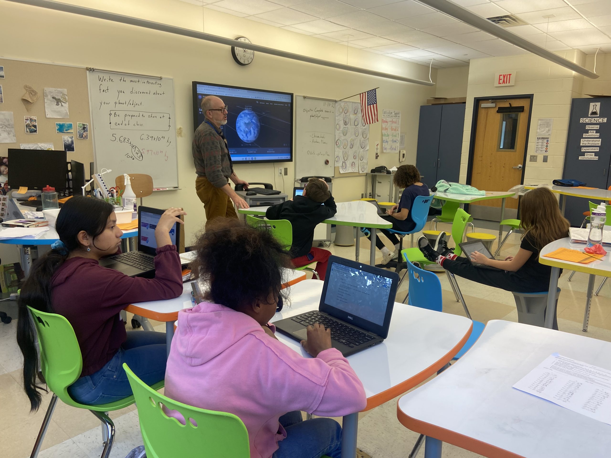 Mr. Fry's 6th Grade STEAM Class Focusing on Planets! | Hudson City ...