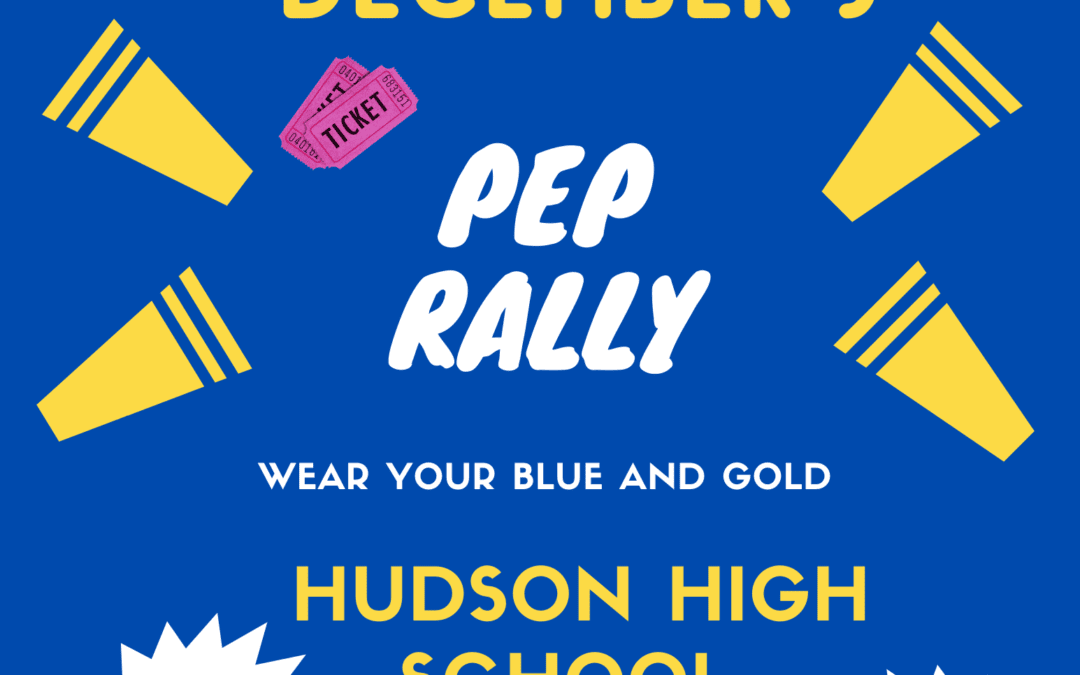 Hudson Senior High School Pep Rally Dec. 9