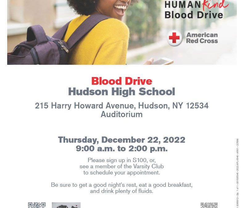 American Red Cross Blood Drive 12/22