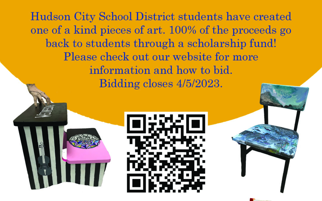 Auction of Art Chairs Made by HCSD Students