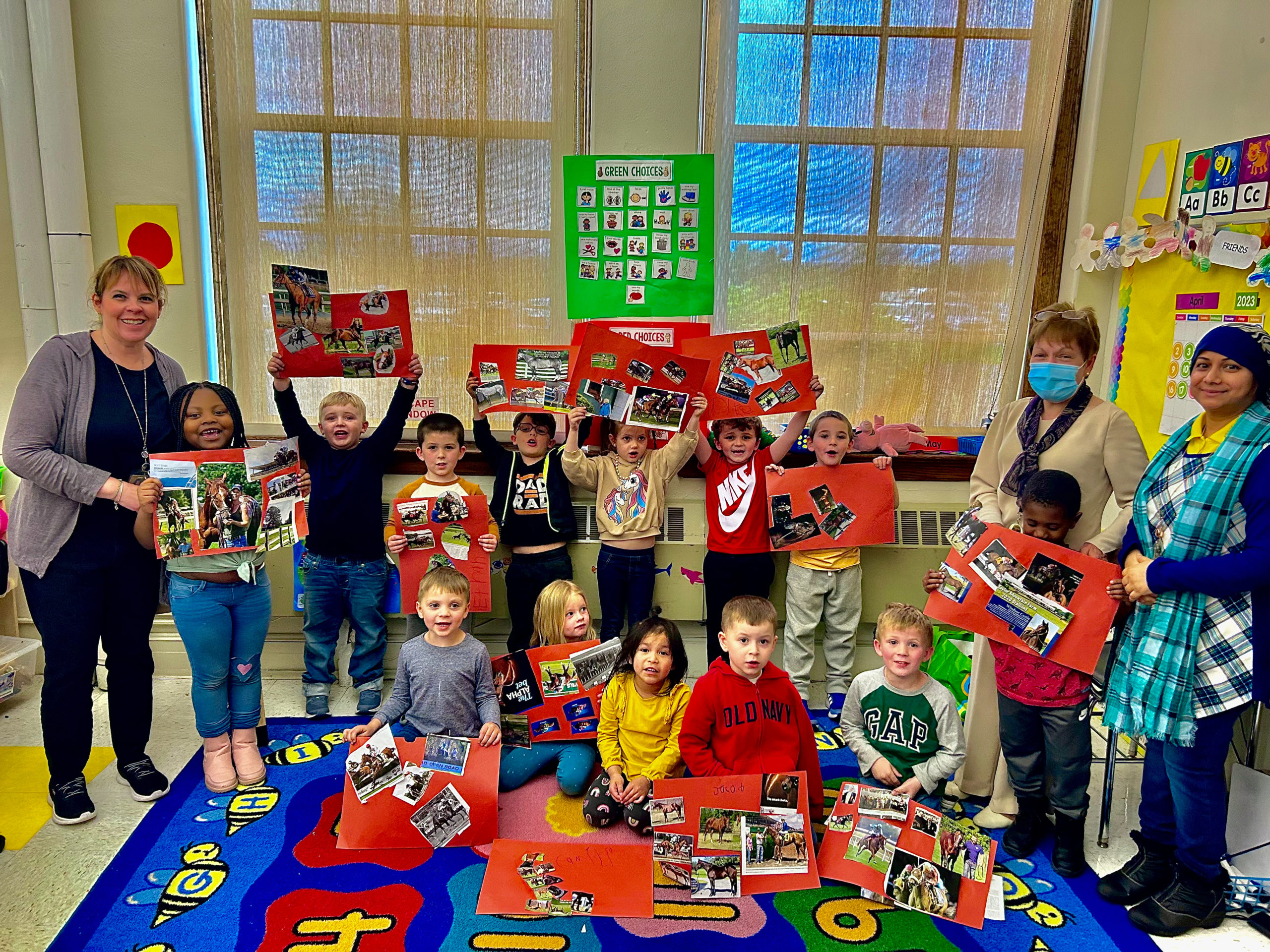 PreK Learns About Horses with Mrs. Forsyth Hudson City School District