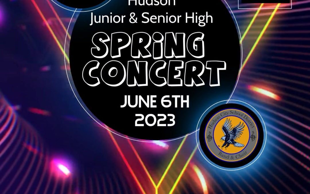 Hudson JSHS Spring Concert on June 6