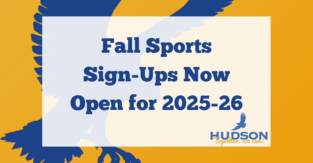 Fall Sports Sign-Ups Open for 2025-26 | Hudson City School District