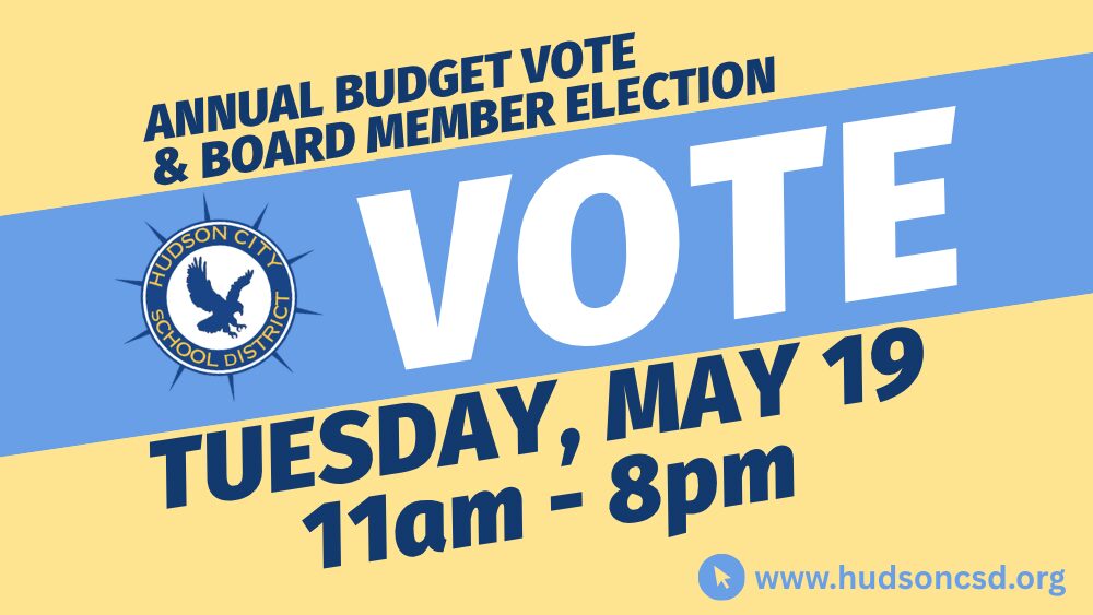 School Budget Vote and Board of Education Election 2026-27 | Hudson ...
